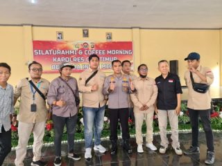 Jalin Sinergitas Polres OKU Timur Gelar Coffee Morning Dengan Jurnalis