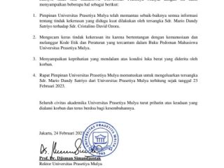 Mario Dandy Satriyo Dikeluarkan dari Universitas Prasetiya Mulya Karena Terlibat Kasus Penganiayaan David