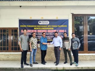 DPC Peradi Palembang Resmi Launching Pelayanan Konsultasi Hukum Gratis