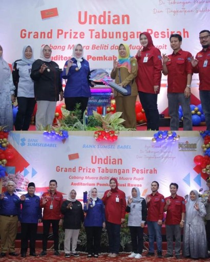 Bank Sumsel Babel Cabang Muara Beliti Gelar Undian Grand Prize Tabungan Pesirah dengan Hadiah Mobil Toyota Yaris