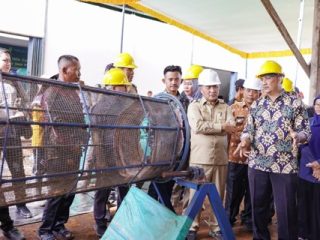 Pj. Bupati H Apriyadi Resmikan operasional Industri Cocopeat dan Cocofiber di Lalan