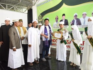 Gubernur Bantu Pembangunan Gedung Asrama Santri di Ponpes Dakwatul Quran Az-Dzaky Plaju