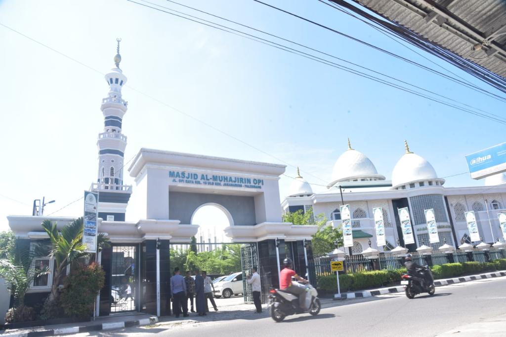 Gubernur Resmikan Menara Masjid Al Muhajirin OPI Jakabaring