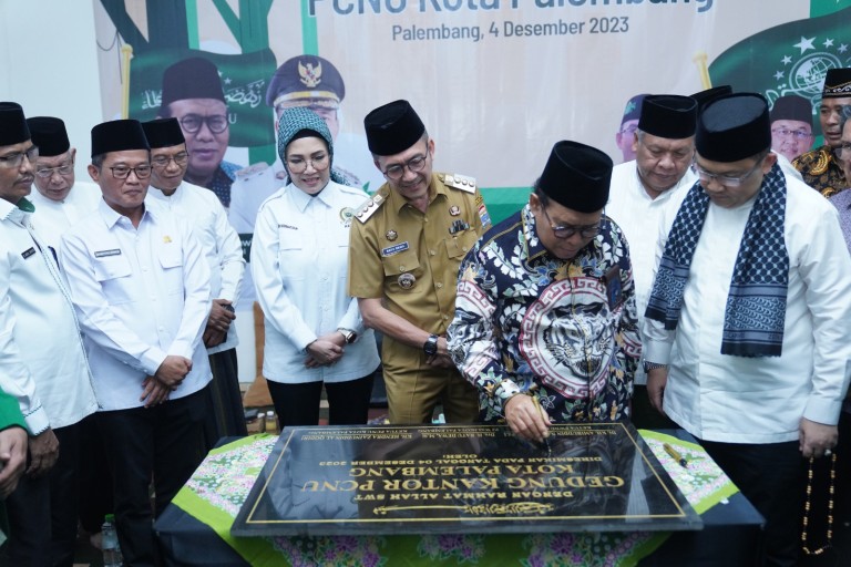 Ketua DPRD Sumsel Hadir Peresmian Kantor PCNU Kota Palembang di Citra Grand City