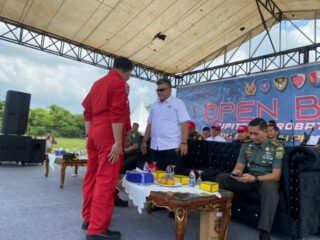 Wakil Ketua DPRD Sumsel Hadiri Pertunjukan JAT TNI AU 2024 di Apton Baseops Lanud SMH