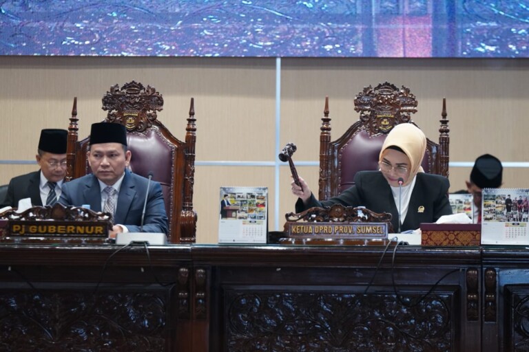 DPRD Provinsi Sumsel dan Pj Gubernur Sepakati Raperda Pertanggungjawaban Pelaksanaan APBD 2023